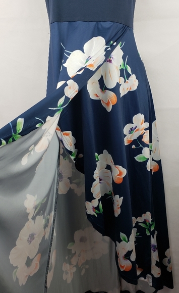 Sling Floral Maxi Dress Summer Long Beach Small - Picture 7 of 8